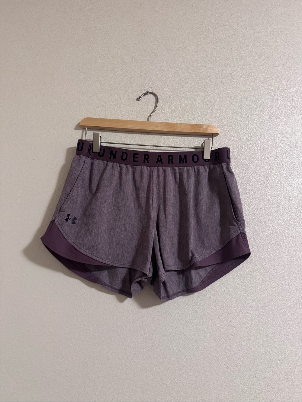 Purple Under Armour Women's Athletic Shorts